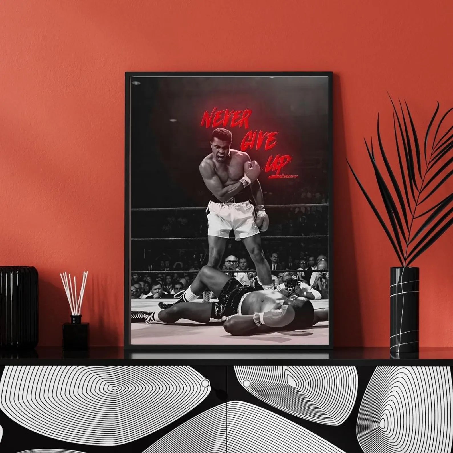 Muhammad Ali 'NEVER GIVE UP'