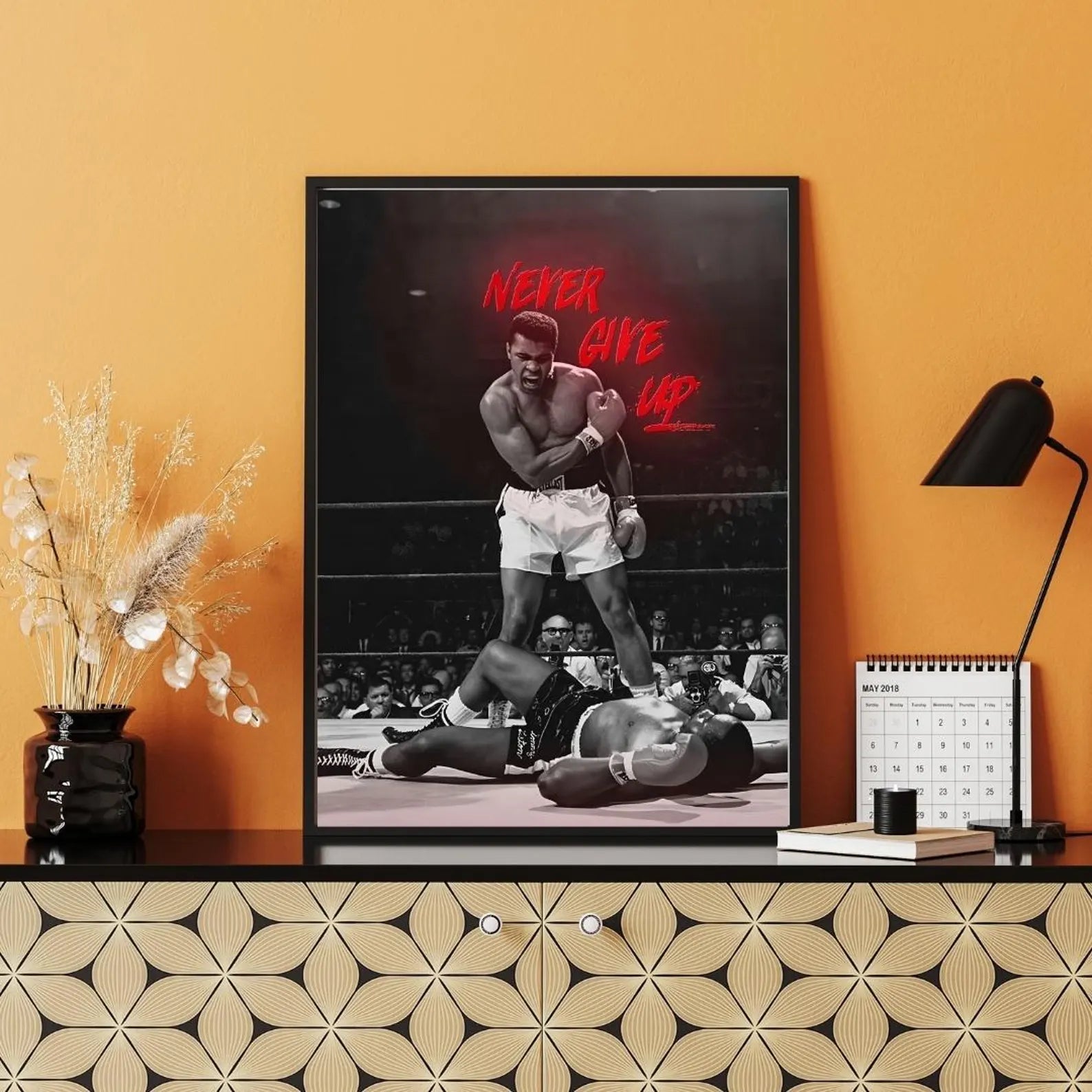 Muhammad Ali 'NEVER GIVE UP'