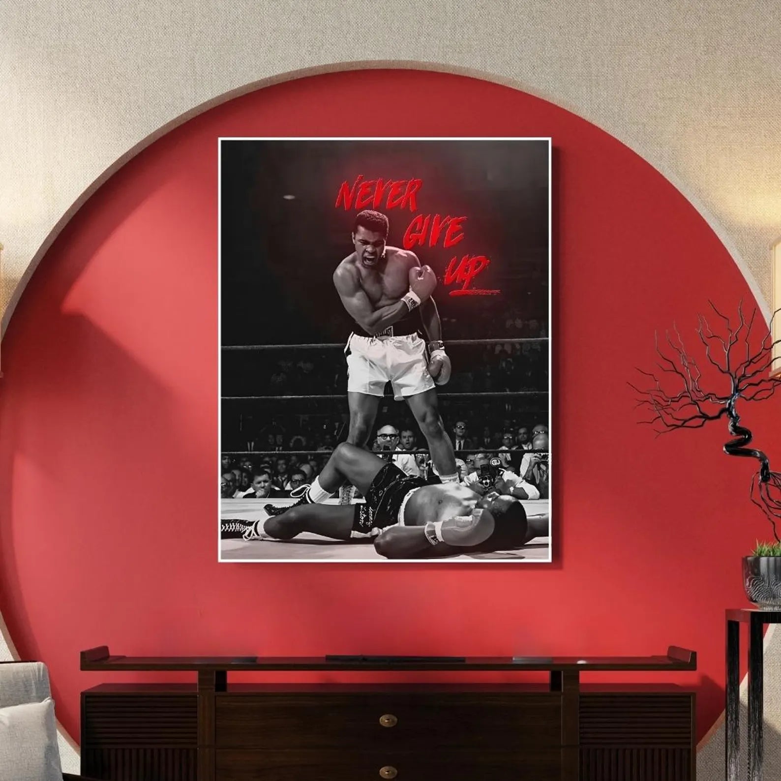 Muhammad Ali 'NEVER GIVE UP'