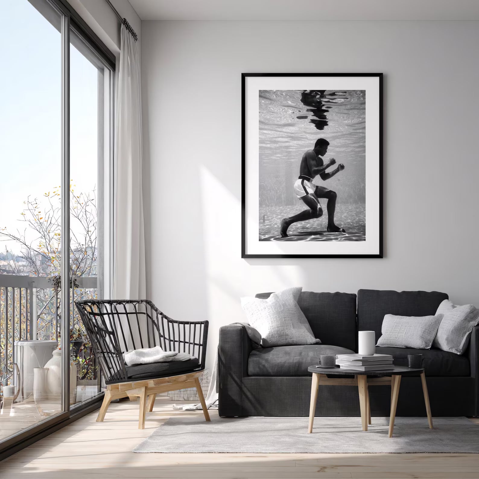 Muhammad Ali 'Under Water'